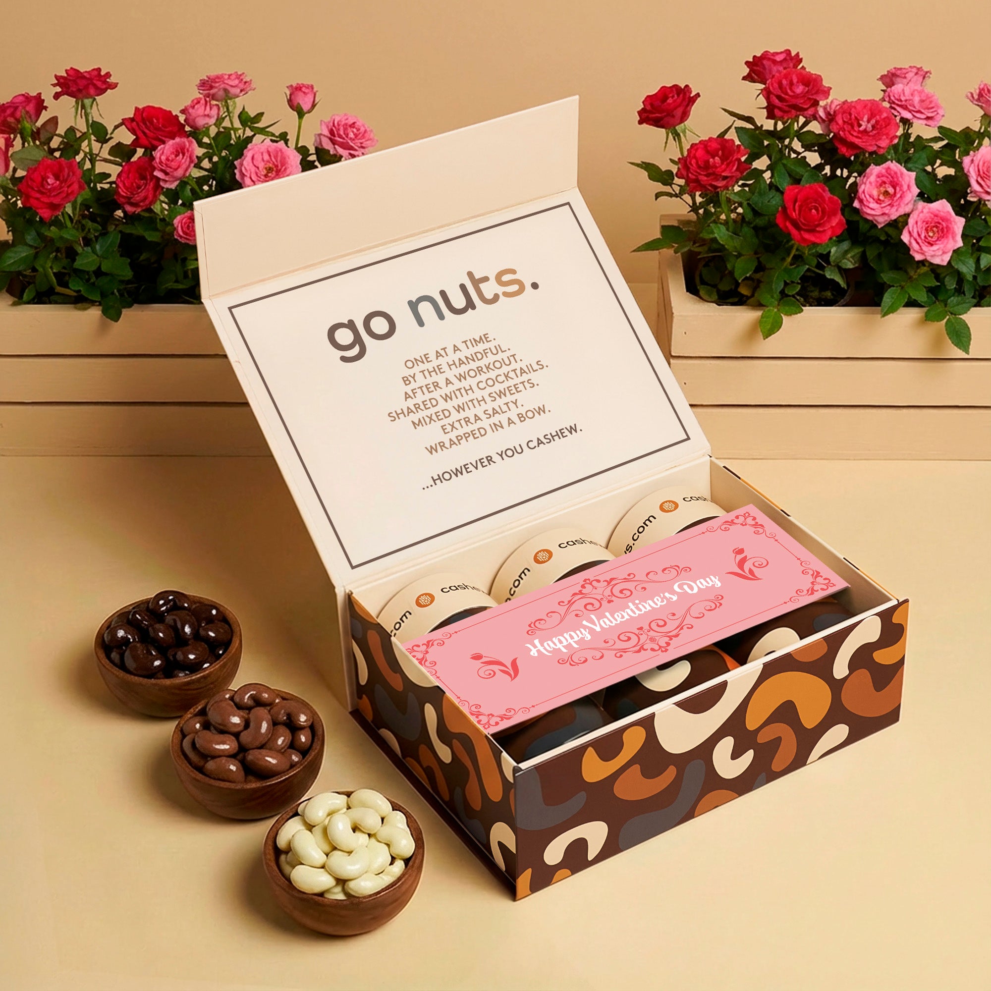Chocolate Kiss - 3 Tube Gift Box – Cashews.com