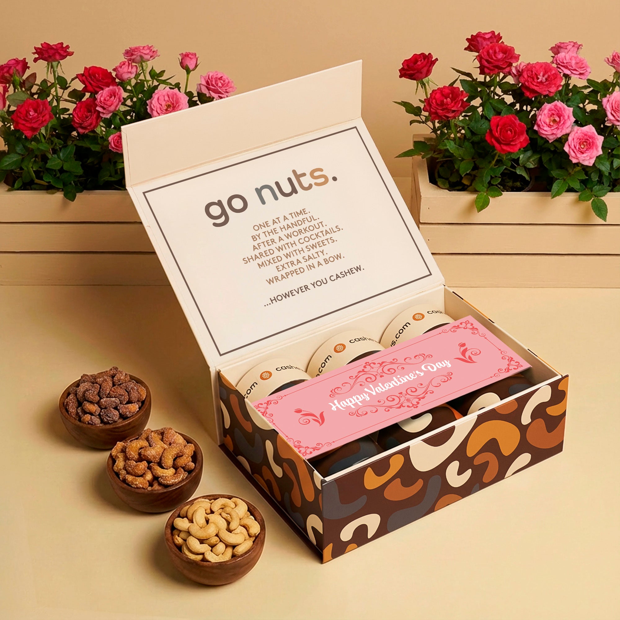 Valentine's Day - 3 Tube Gift Box – Cashews.com
