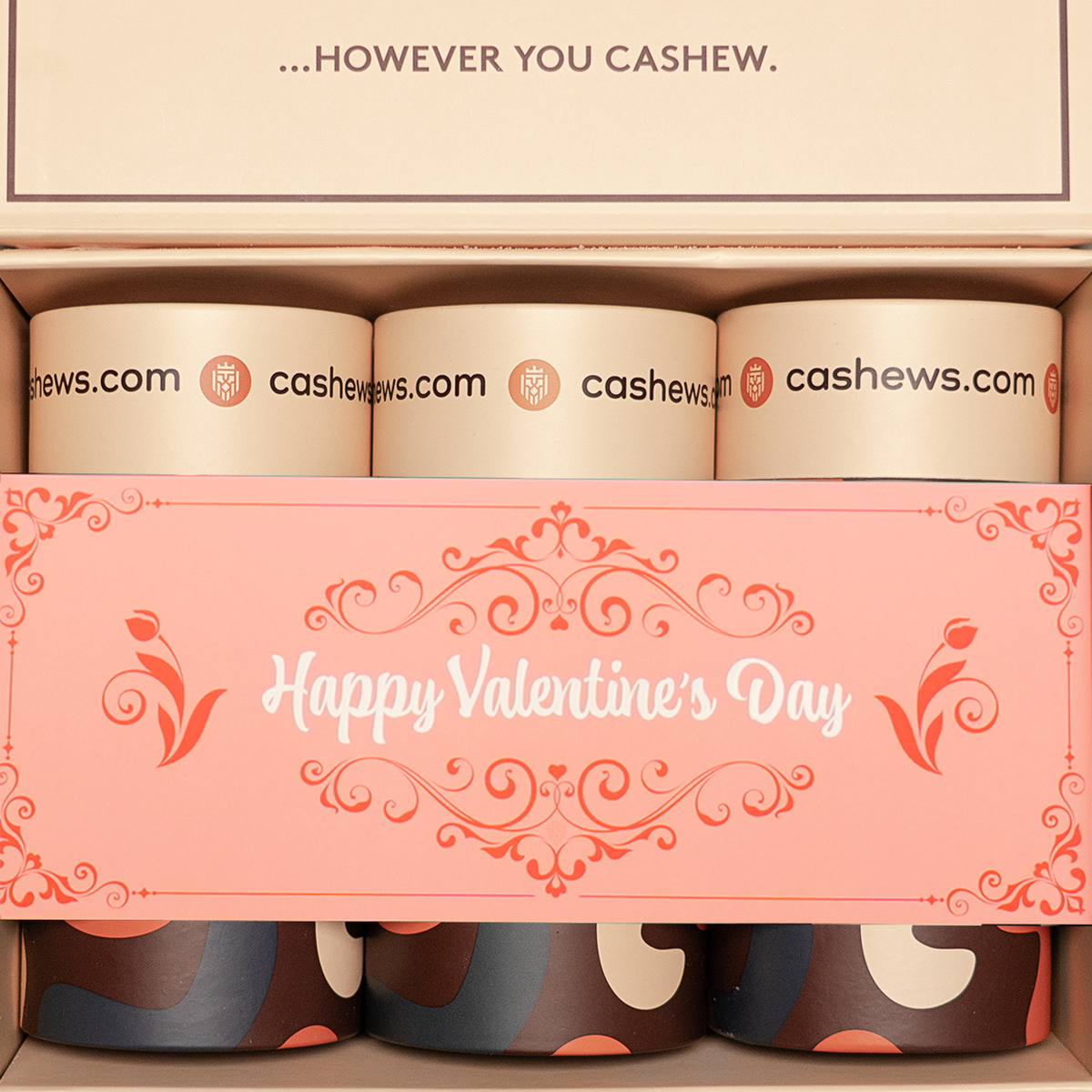 Chocolate Kiss - 3 Tube Gift Box – Cashews.com