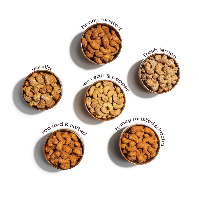 Go Nuts Assortment - 6 Tube Sampler Gift Box