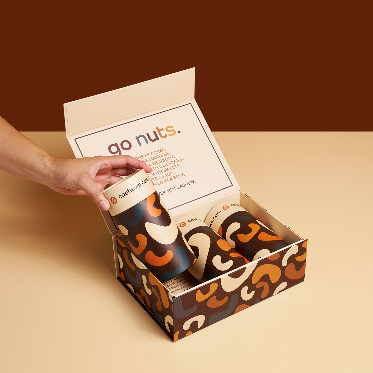 Chocolate Covered Assortment - 3 Tube Gift Box