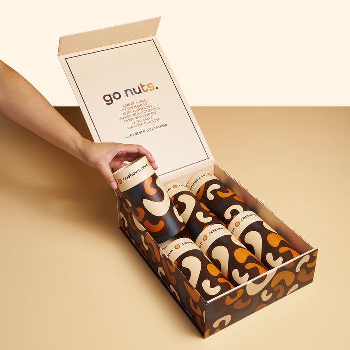 Glazed Assortment - 6 Tube Gift Box