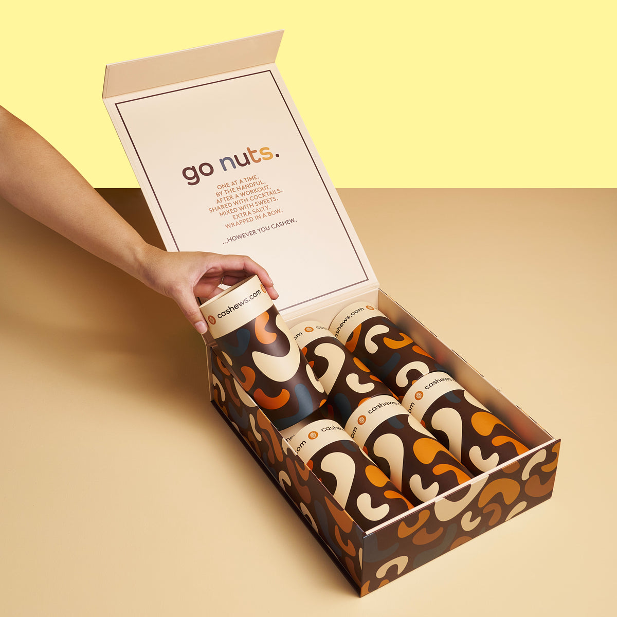 Honey Roasted Assortment - 6 Tube Gift Box