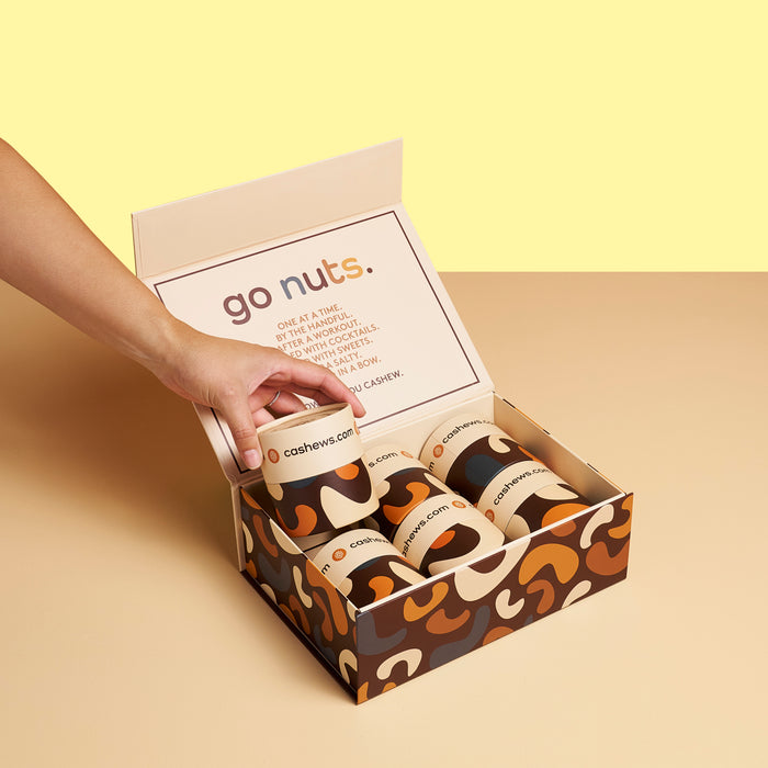 Honey Roasted Assortment - 6 Tube Sampler Gift Box