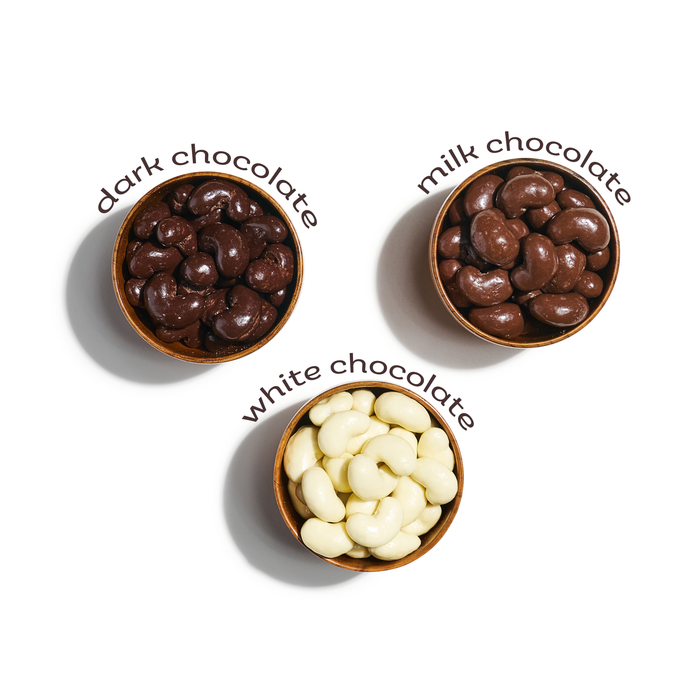 Chocolate Covered Assortment - 3 Tube Gift Box