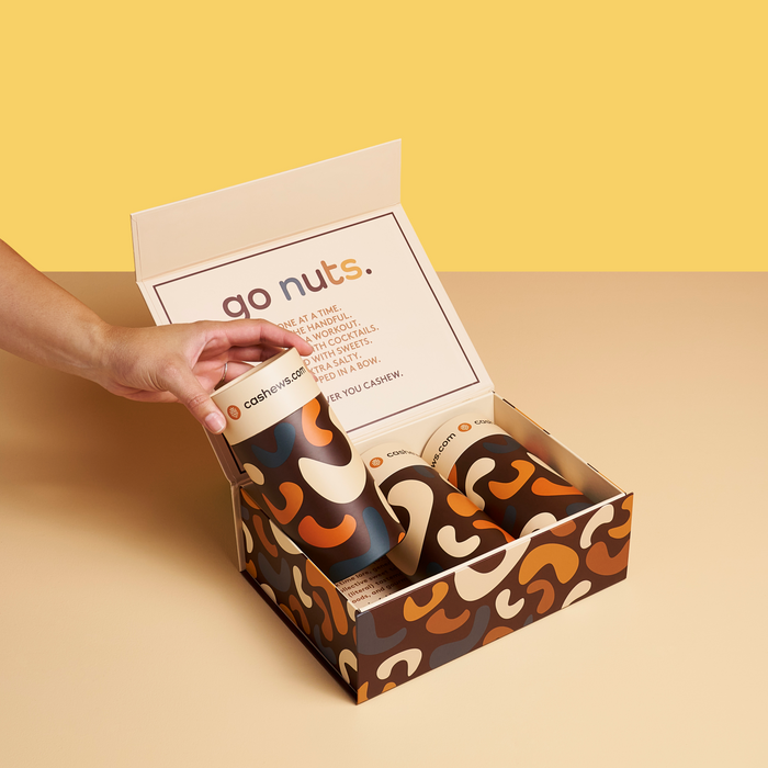 The Healthy Nut - 3 Tube Gift Box
