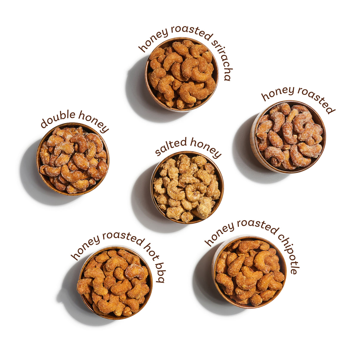 Honey Roasted Assortment - 6 Tube Sampler Gift Box