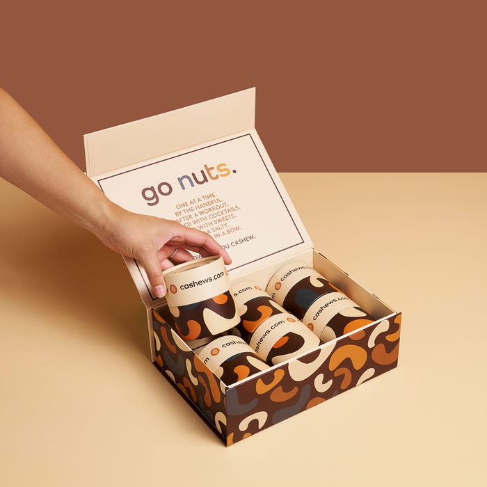 NYC Street Nuts - 6 Tube Sampler Gift Box