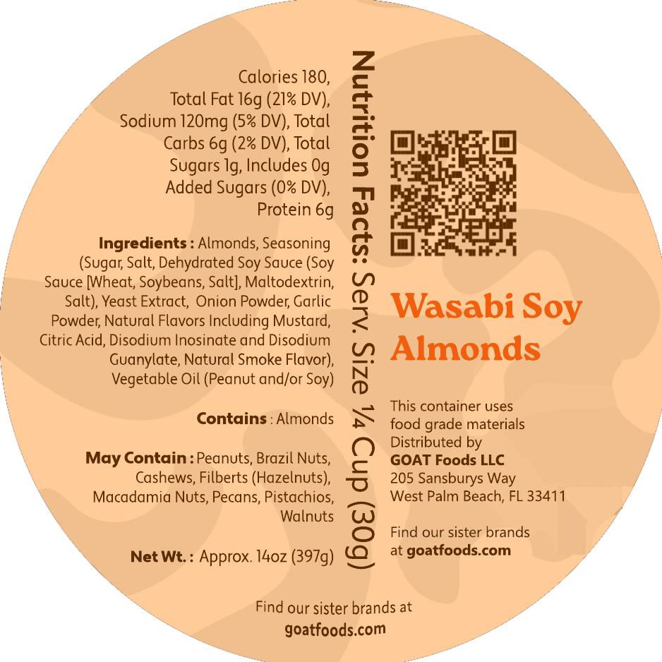 Wasabi Soy Almonds
