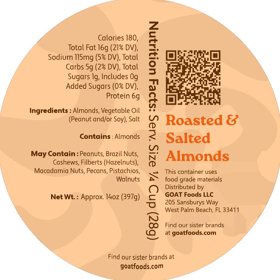 Roasted & Salted Almonds